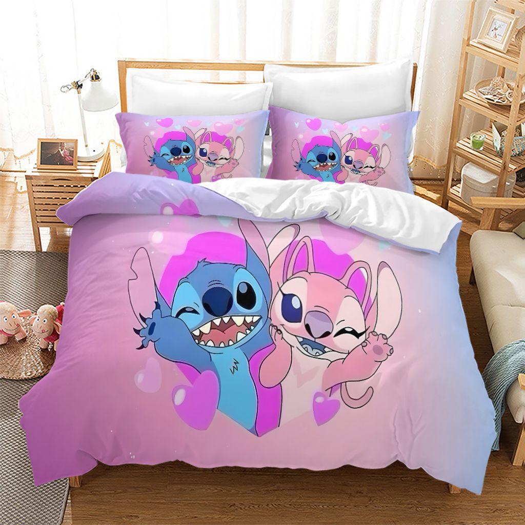 

Bed Cartoon Animation Digital Printing Quilt Cover Three-Piece Set, Self-Delivery 135-200