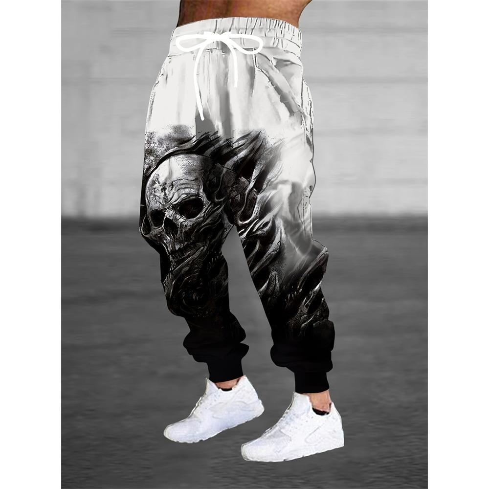 Men's Oversized Loose Sweatpants Autumn Comfortable Breathable Fashion Drawstring Pants Trendy Streetwear Drawstring Pants
