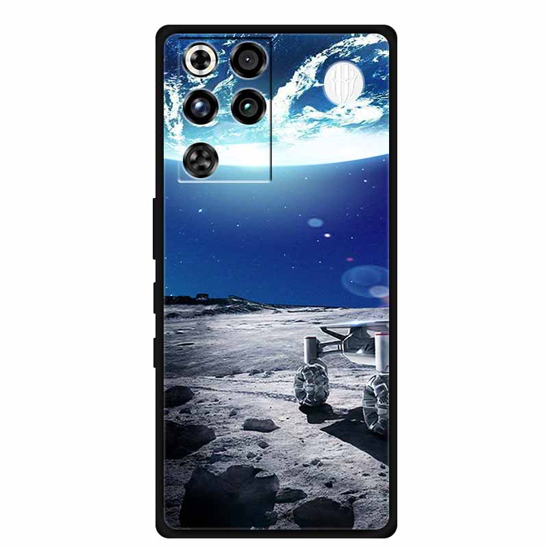 Phone Case For ZTE Nubia RedMagic 11 Pro 5G Back Cover Case Black Silicone TPU Soft Coque For Nubia RedMagic 11Pro Funda Capas