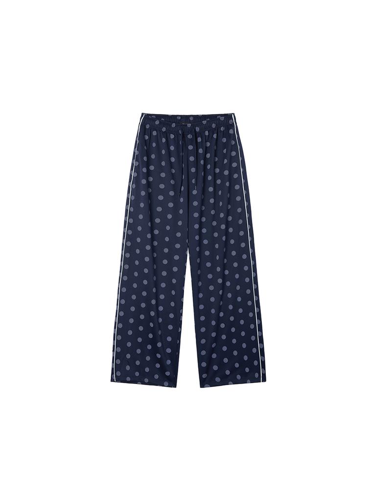 Baniswimeonteu Dot Banding Pants_Navy
