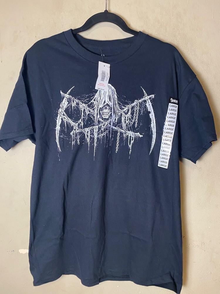 RIDDICK ART Grim Reaper Gothic Streetwear Spencer s Black Graphic Tee-NWT Unisex T-Shirt XXL