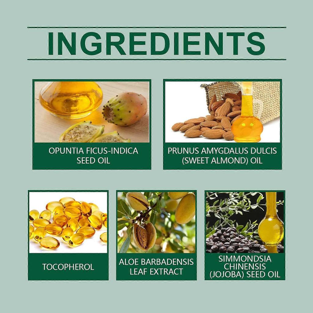 Cactus Essential Oil for Daily Hair Care, Gentle Moisturizing for the Whole Body, Plant-based Body Care Massage Oil 50ml