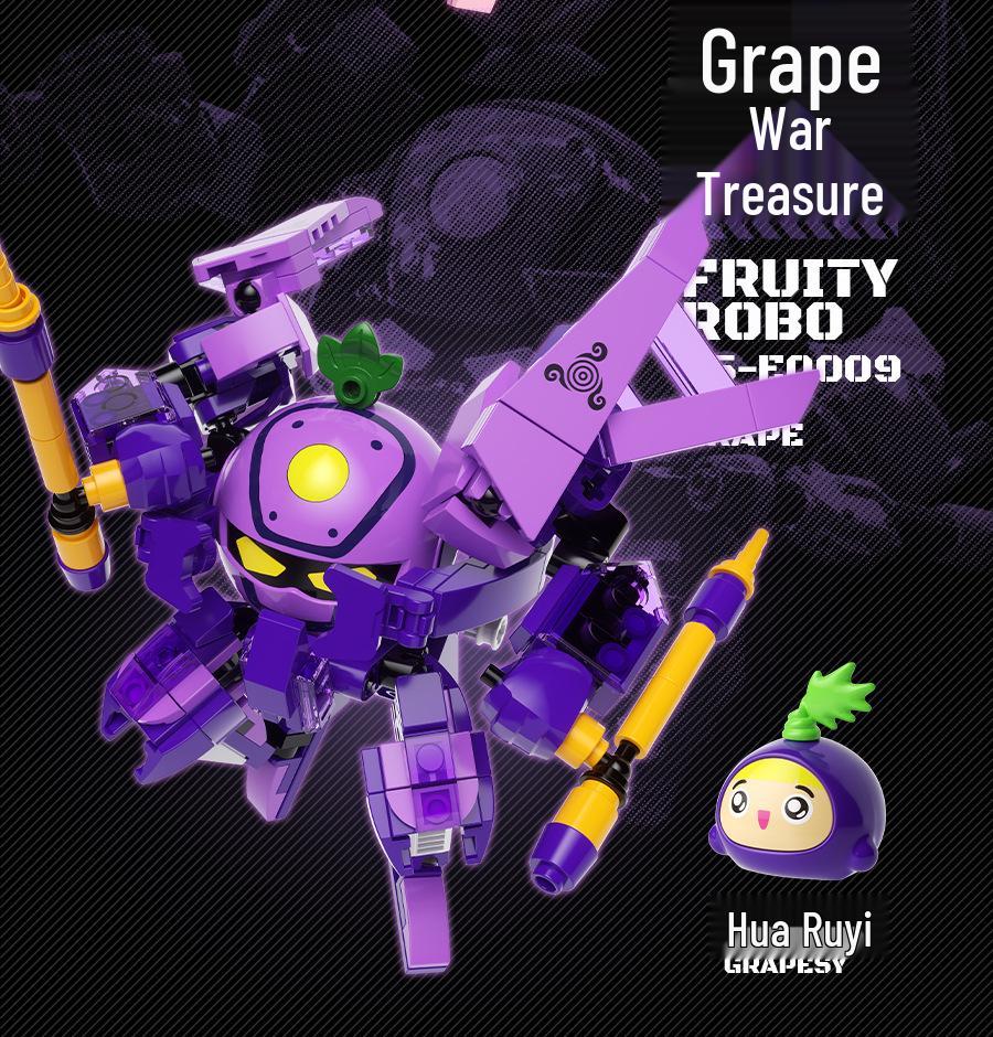 LEGO-Compatible F5 Qiqi Genuine Mecha Action Figure Building Block Toy for Kids