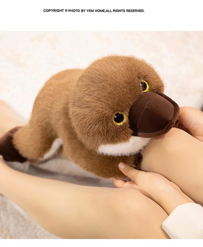 Cross-Border Platypus Plush Toy - Soft Pillow & Backrest for Kids