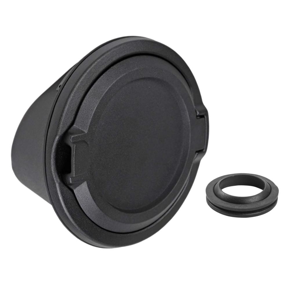 Car Locking Fuel Tank Cover Cap with 2 Keys Fuel Tank Door For Jeep Wrangler JL JLU 2018 2019 2020 2021 2022 2023 no keys
