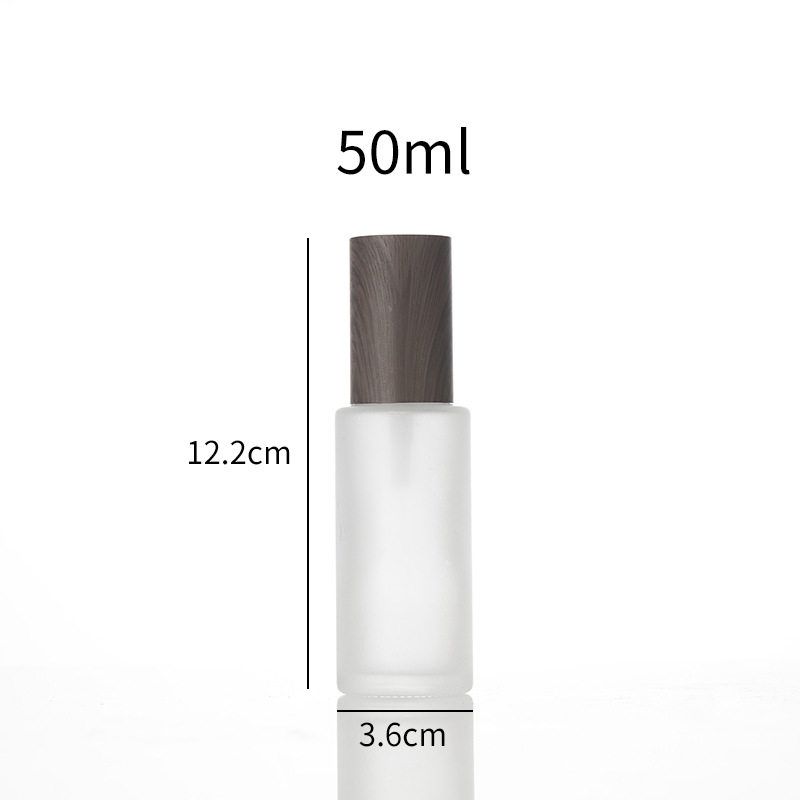 Frosted Wood Grain Cover Cream Bottle Cream Bottle Lotion Bottle Spray Bottle Storage Bottle Pump Bottle Storage Bottle Silk Screen Gilding