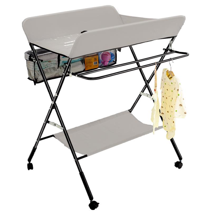 Multi-Functional Baby Crib with Changing Table and Newborn Care Station