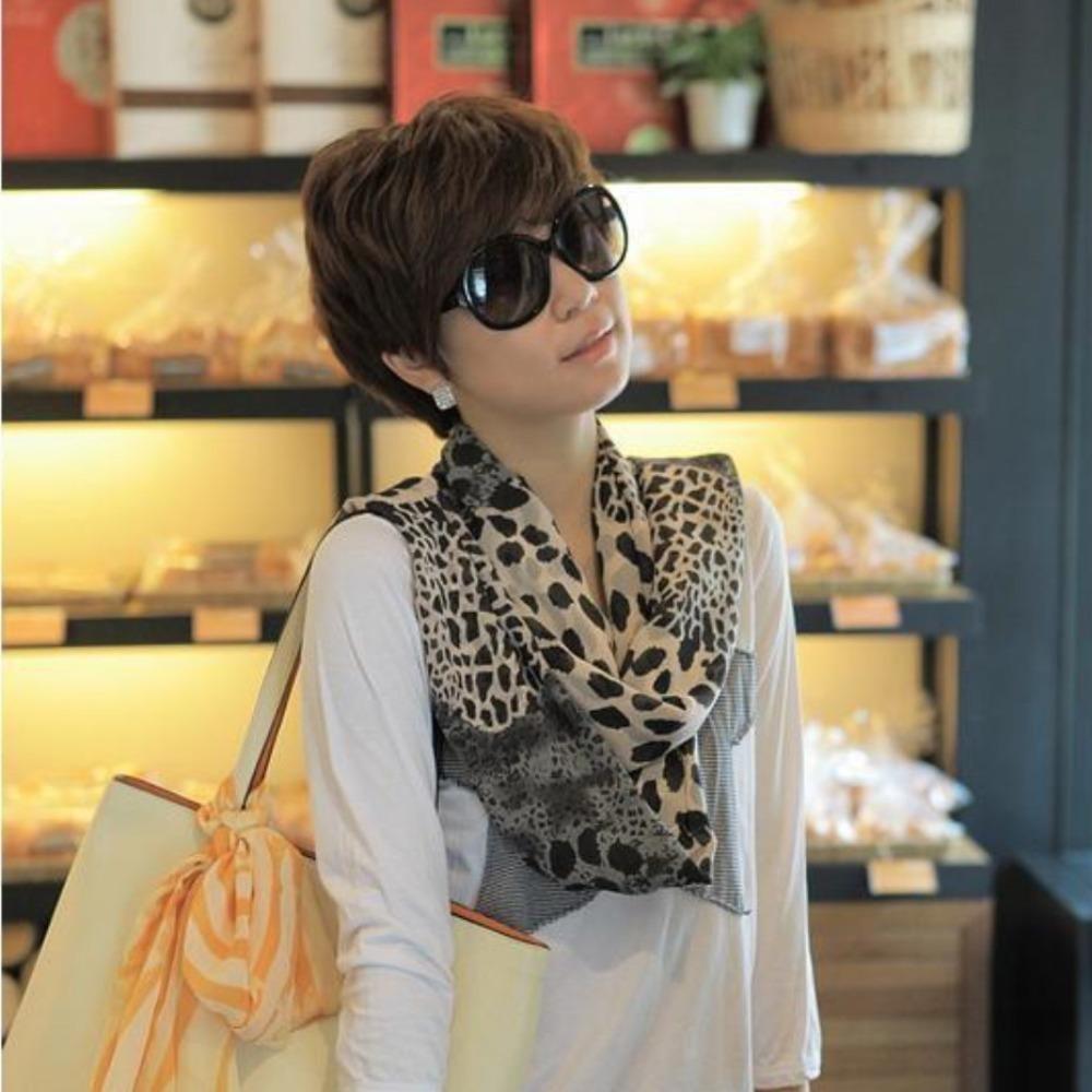 Soft Wrap Lady Shawl Silk Scarf Women's Butterfly Flower Print Long Chiffon Scarf