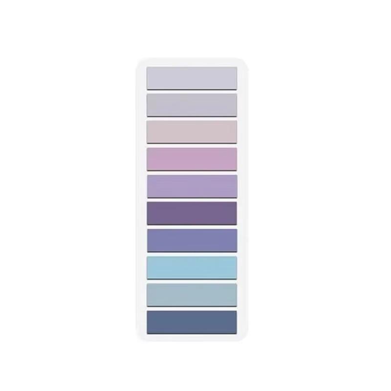 Morandi Colors Sticky Note Tabs for Book Annotation, File Classification Index Stickers, for School and Office Supplies