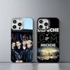 D-Depeche ROCK Band Mode Husă de telefon Pentru iPhone 17,16,15,14,13,12,11 Plus,Pro Max,XS,Husă de telefon argintie colorată