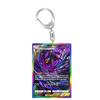 Anime Acrylic Keychain for Diancie Gardevoir Leafeon Milotic Eevee Evolutions Team Rocket Card Key Ring Self-Made Bag Pendant
