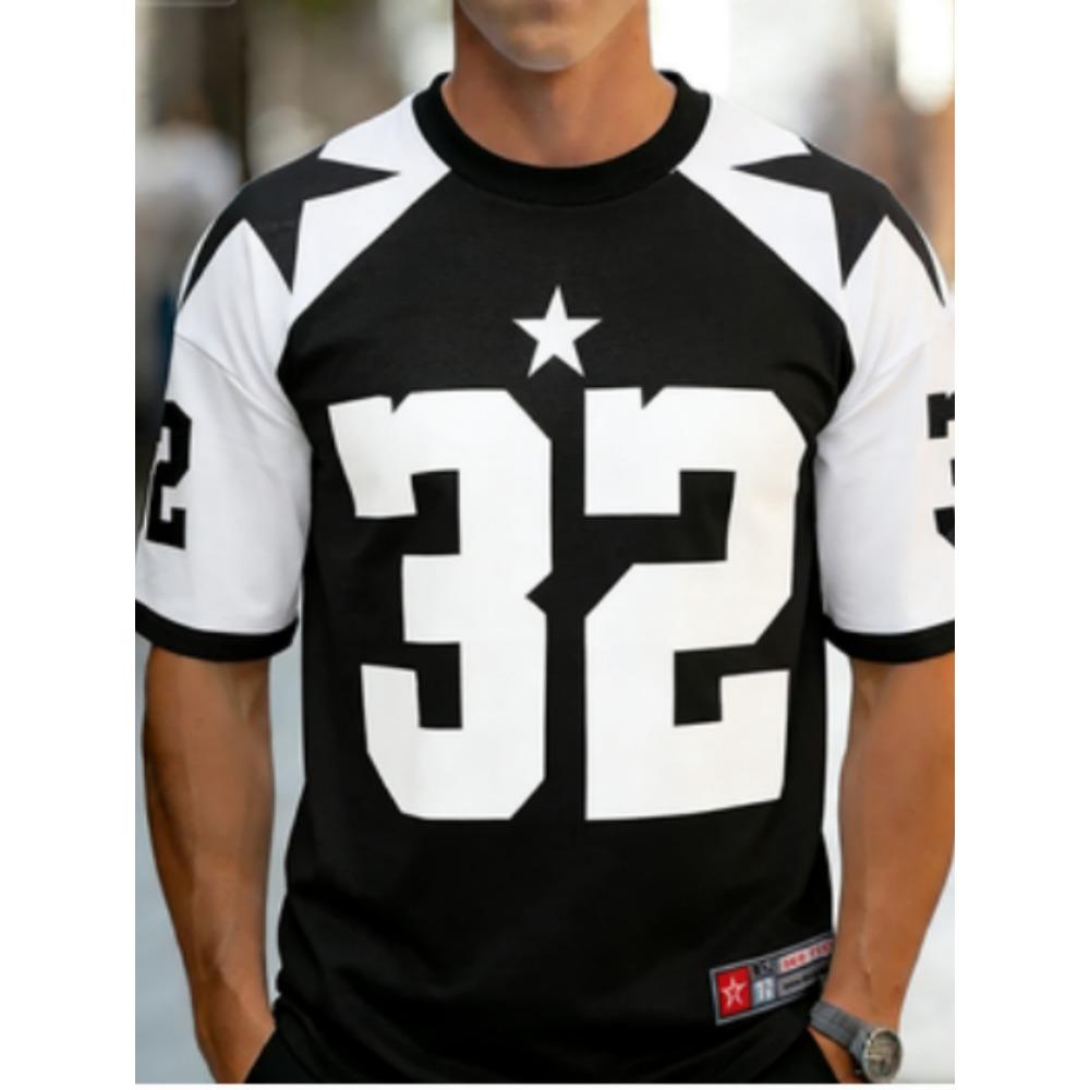Men s T-shirt with digital street print pattern XS
