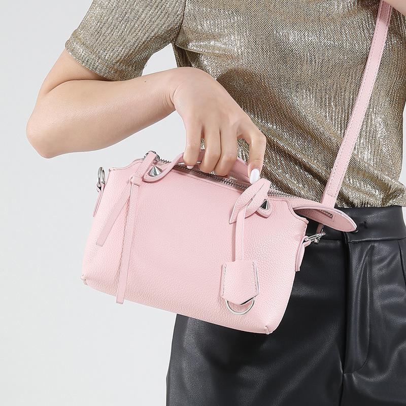 Fashion Korean personalized Spice Girl style portable pillow bag female casual foreign style simple style solid color messenger bag bag