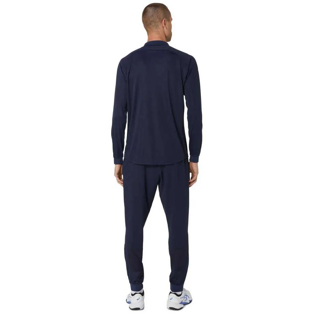 Asics Langarm-T-Shirt mit halbem Reißverschluss Match