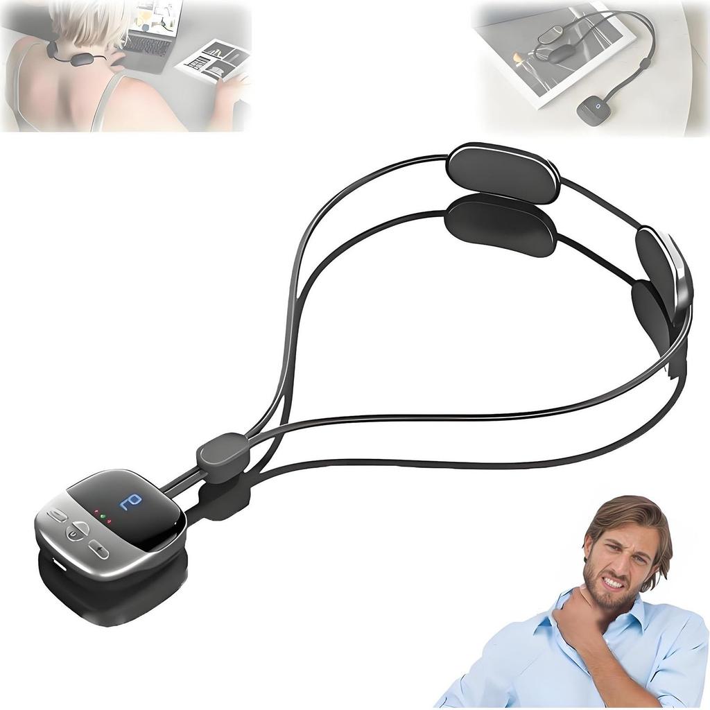 Heat Therapy Massager Elegant Neck Massager Cervical Massage Device Low-Frequency Portable Pendant Massager For Office Travel