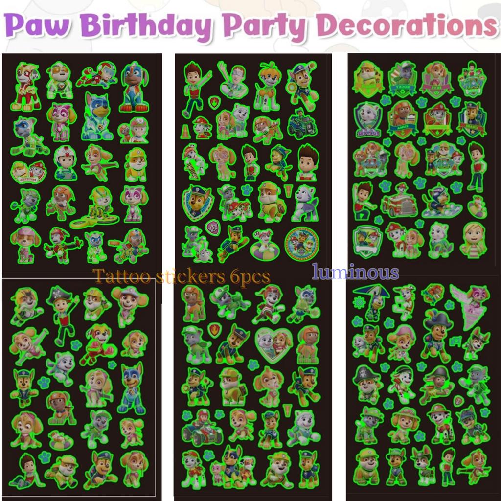 Paw Patrol Birthday Party Decor Dog Skye Disposable Tableware Tablecloth Cup Plate Baby Shower Kids Gift Girl Boy Party Supplies