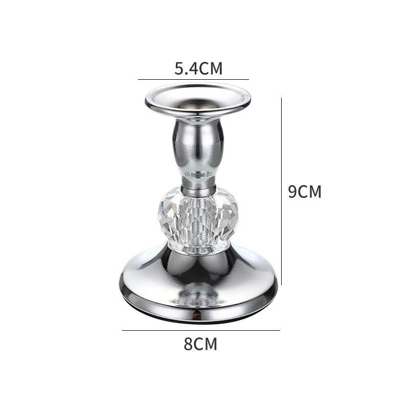 1Pc Stylish Metal Candle Holders Classic Taper Candle Stands for Table Settings, Home Decoration Gift for Hosts And Homeowners, Candles Not Included