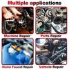 4Pcs Auto Car Oil Seal Screwdrivers Set+Hose Removal Hook Kit - O-Ring/Gasket Puller Remover Pick Hooks for Vehicle Repair Tools