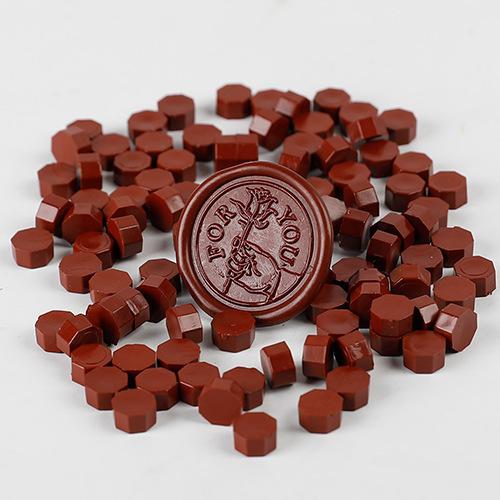 100pcs Per Bag Wax Beads for Sealing Wax stamp Wedding invitation envelop craft decoration gold stamp colorful wholesale DIY