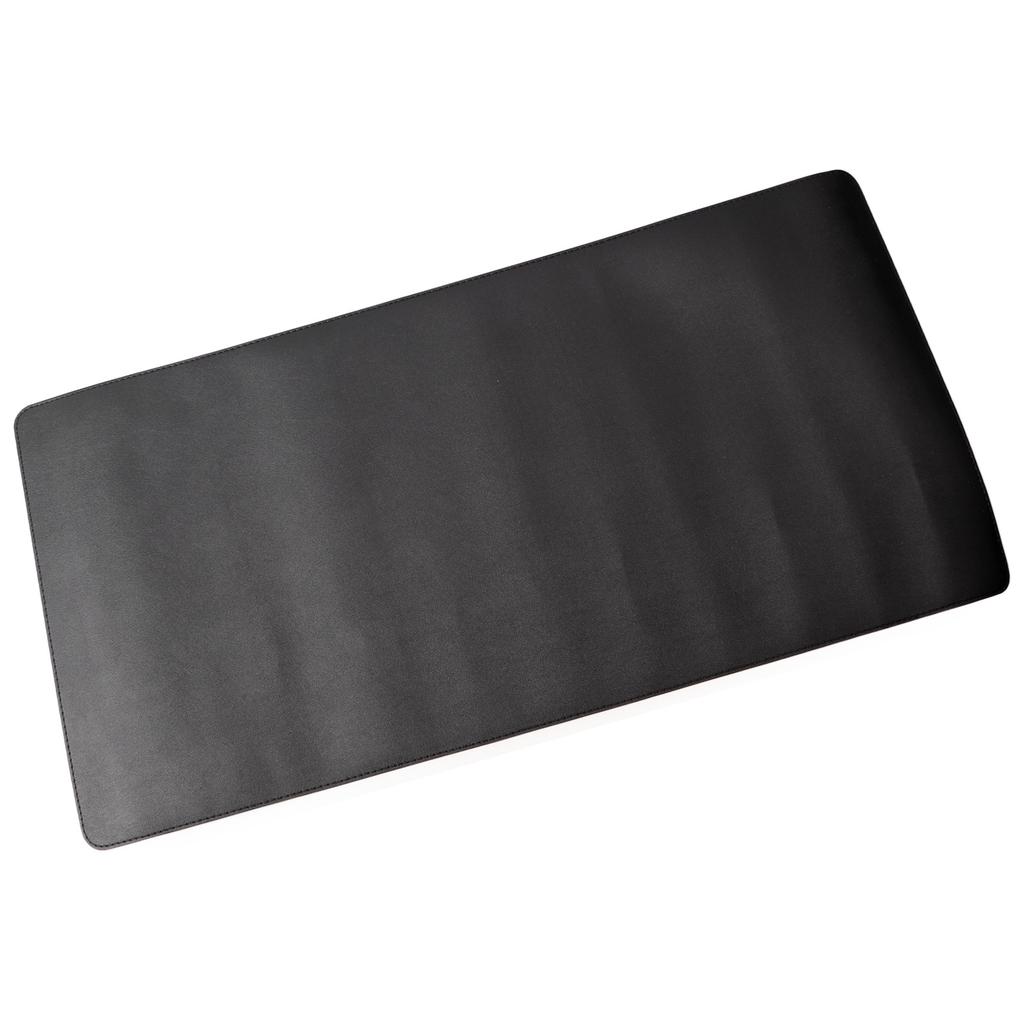 Black Mouse Pad Double Sided Waterproof Smoothly Leather Mouse Pad 31x16in Large Mouse Pad for