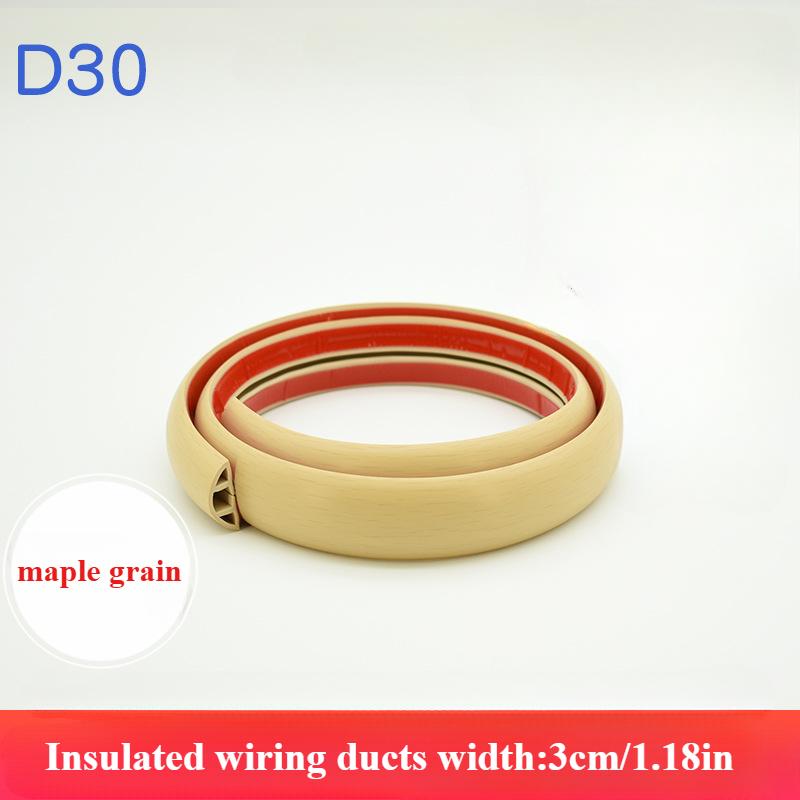 1PC 1M Floor Cord Cover Extension Wiring Duct Protector Power Cable Protector Covers Practical Wire Organizer Cord Protector