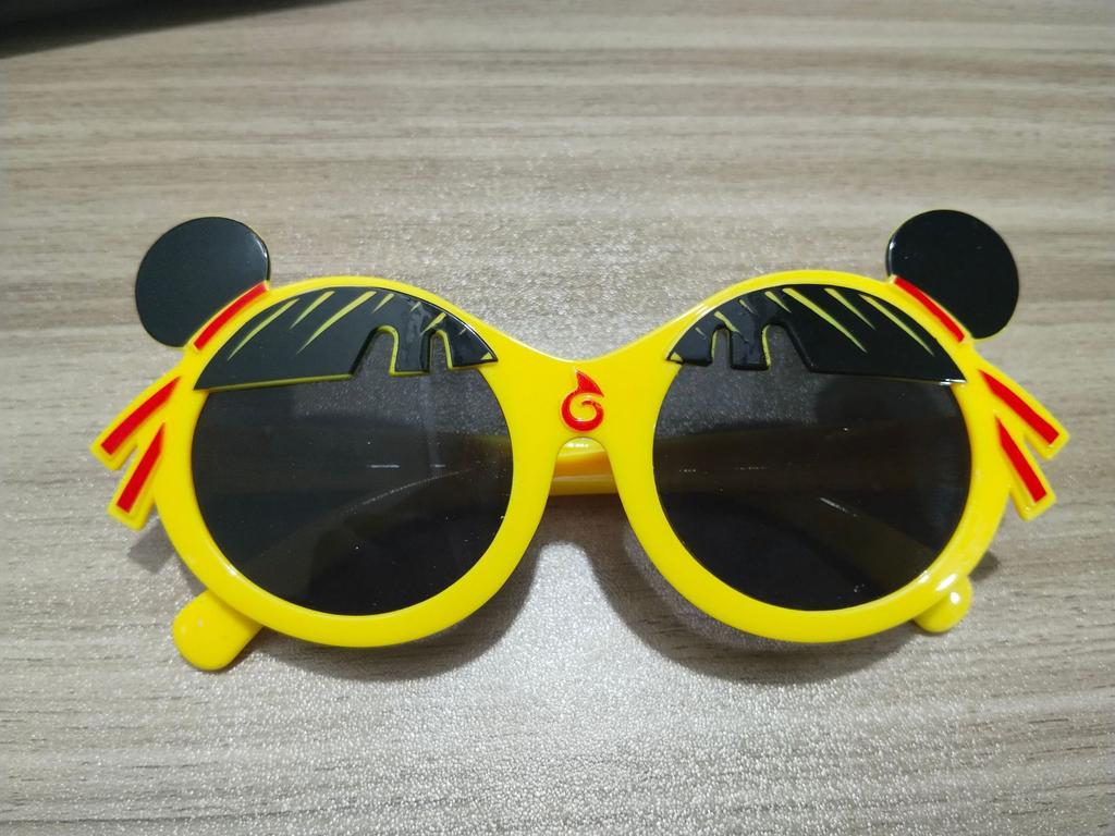 Children'S Nezha Cos Glasses, Silicone Sunglasses, Sunglasses, Baby Magic Child, Haunting Cartoon, Uv Protection, Boys And Girls