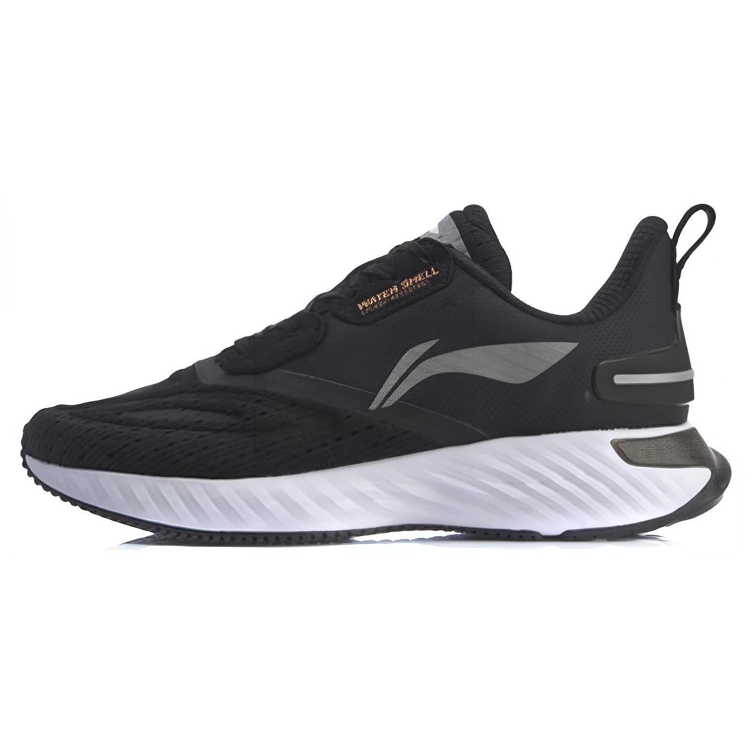 

LINING Cloud Five Generations SHIELD Running Shoes Men Low-Top Black 43.5
