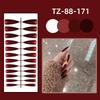 24Pcs New Detachable Solid Color Fake Nails Wearable Bright Long Ballet False Nails Full Cover Manicure Press-On Nails Women