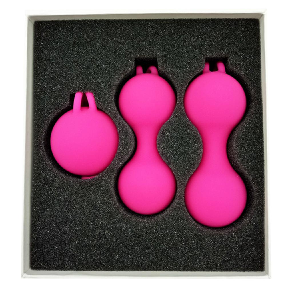 3 Pcs/set Ben Wa Balls Kegel Tightening for Internal Pelvic Floor Prolapse Weighted Exercise Set for Women