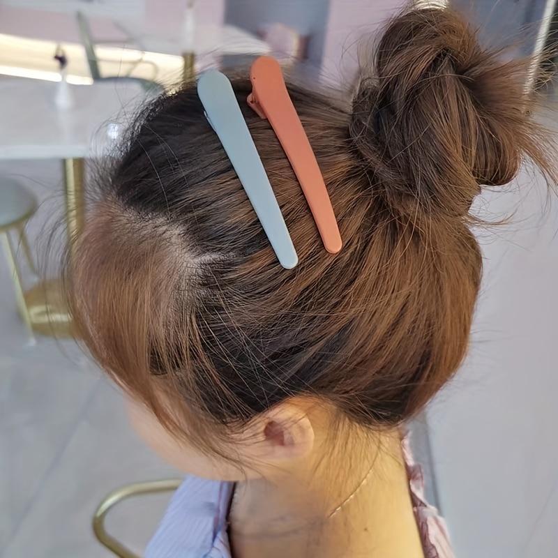 Cute Matte Duckbill Hair Clips, Simple Basic Hairpins, Sweet Women'S Hair Accessories, Casual Women'S Hair Ornaments, Hairstyling Tools, Photo Props