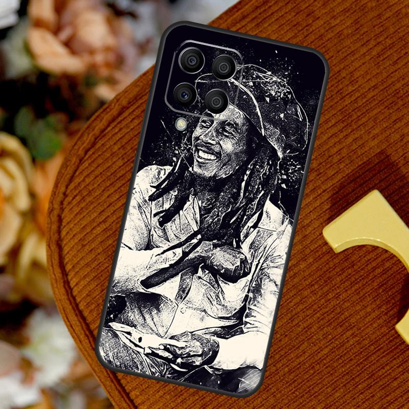 Bob Marley For Samsung Galaxy M32 M52 M12 M55 M15 M13 M23 M33 M53 M20 M21 M51 M34 M54 M30s M31s Case