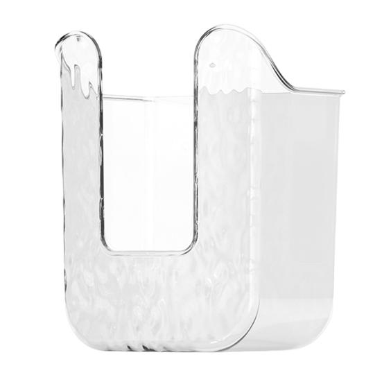 Wipes Storage Box Transparent Wall-mounted Punch-free Bathroom Tissue Holder Wipes Dispenser Paper Storage Case Organizer