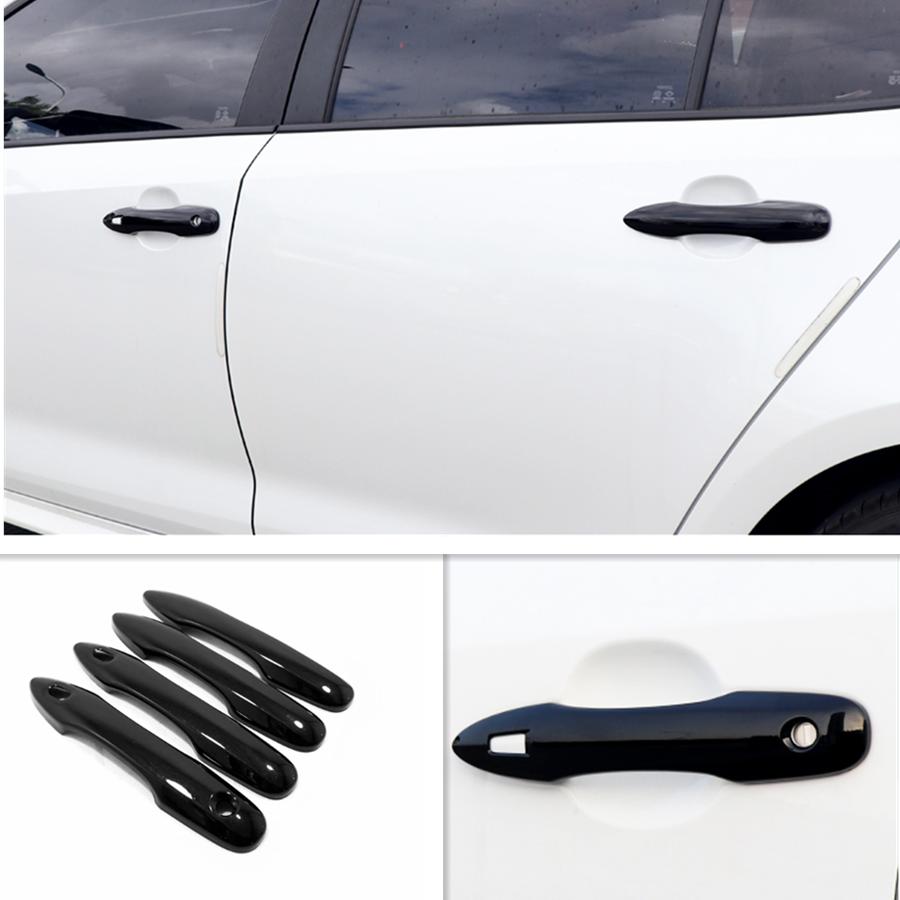 Bright black Front Door Handles Cover Trim For Toyota Corolla Cross