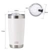 BOTTLEBOTTLE Tumbler with 600ml Large Capacity Water Stainless Steel Coffee Vacuum Keeps Drinks Hot or Includes Direct Drinking Lid, Overflow-Proof,
