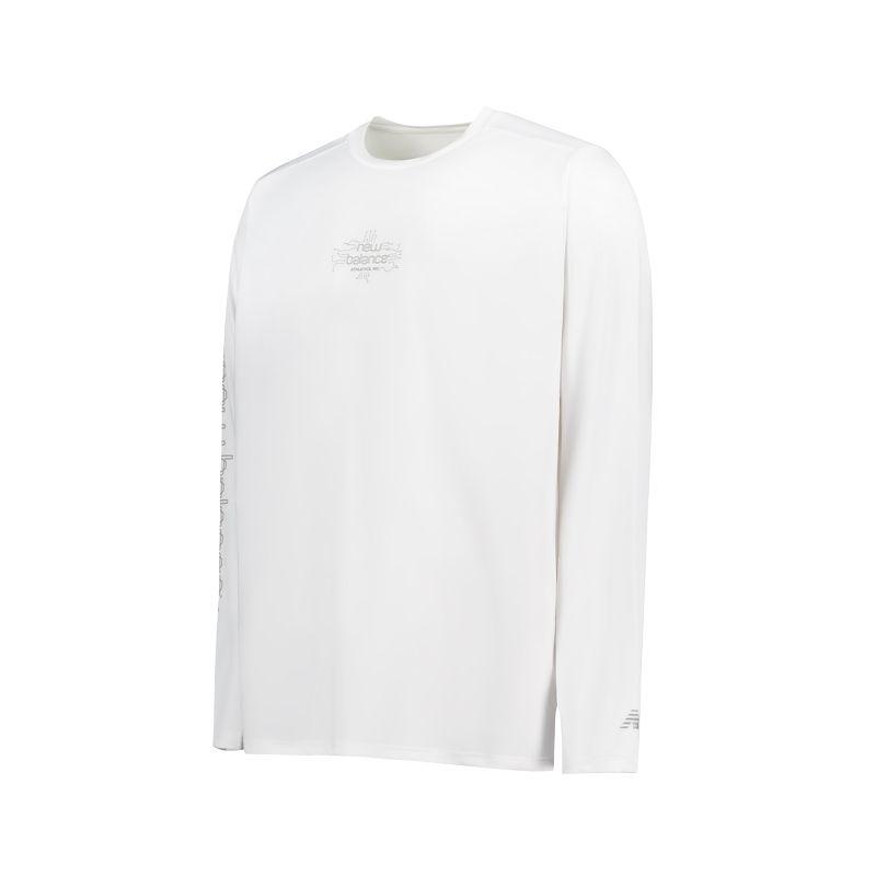 Мужская футболка New Balance Белая MT61B09E-WT L