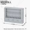 MOOXI WW2 Military Series Weapon Rack Guns Collection Model MOC Bricks DIY Assembled Building Blocks Toys For Boy Birthday Gifts