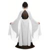 Abito Medievale Rinascimentale con Mantello, Abito Lungo Vittoriano con Lacci per Donna, Ideale per Halloween, Cosplay e Feste a Tema