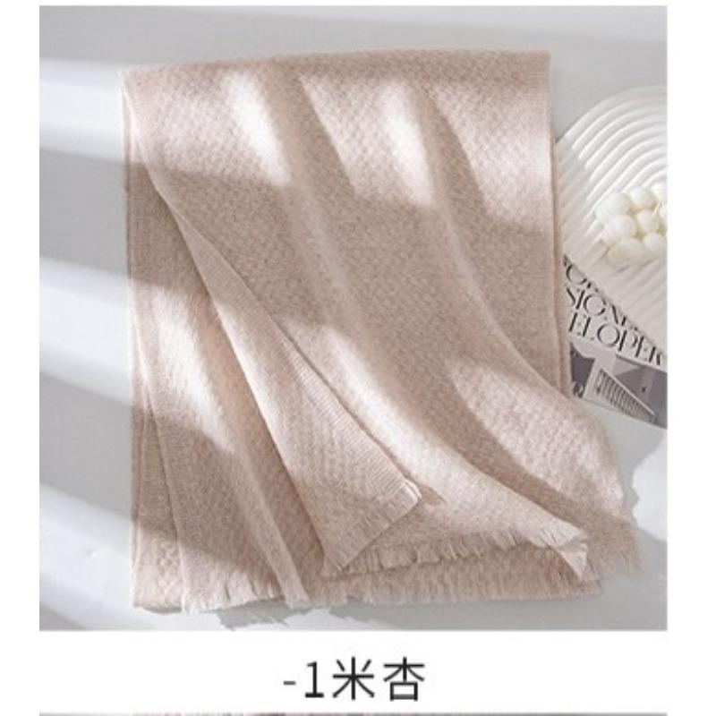 

New Autumn and Winter Wool Scarf Houndstooth Scarf Women s High End Scarf Versatile Thickened Warm Shawl 190*40cm