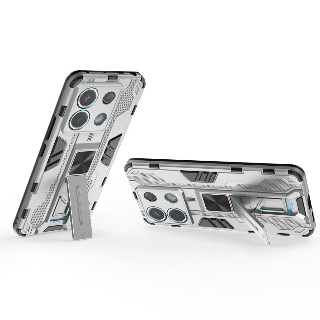 For Xiaomi Redmi Note 13 Pro 5G/Poco X6 5G Kickstand Case Anti-drop Phone Cover