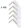 2/5PCS Baby Safety Locks Drawer Lock Anti-Pinching Hand Cabinet White Drawer Locks Refrigerator Lock Buckle Children Protection