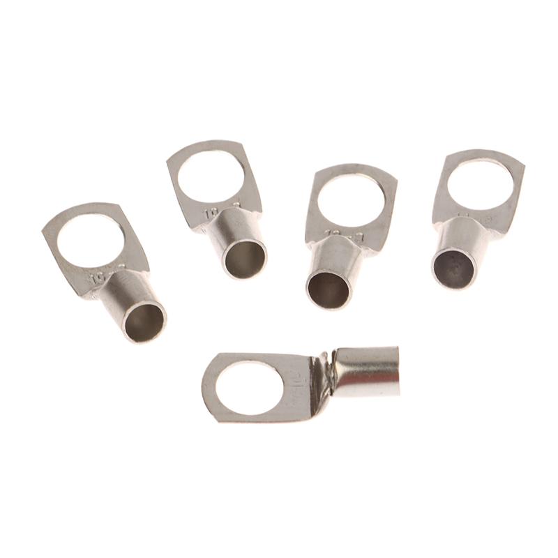 20Pcs 4-25Mm Assortment Tinned Copper Lugs Ring Crimp Terminals Battery Wire Welding Cable Connectors Kit