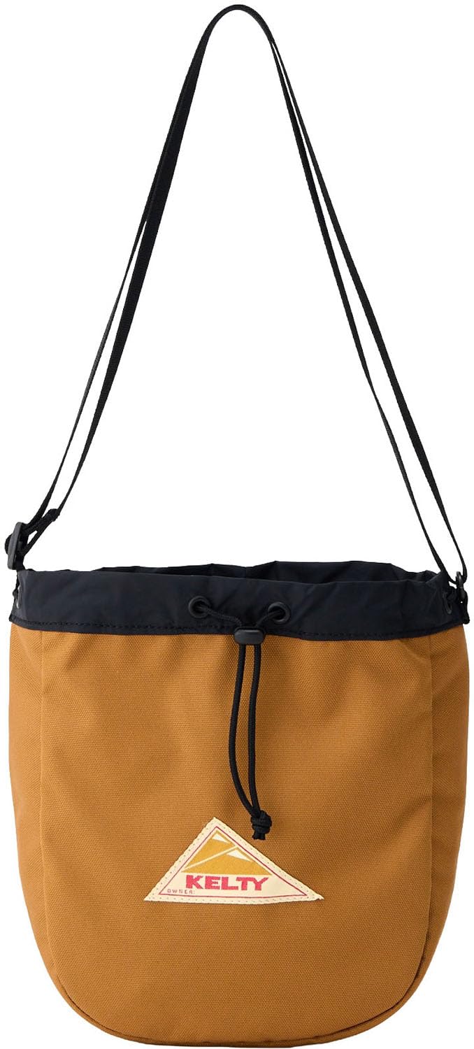 KELTY Outdoor Shoulder Bag ES KINCHAKU SHOULDER 23cm x 20cm x 7cm Caramel 3259270826