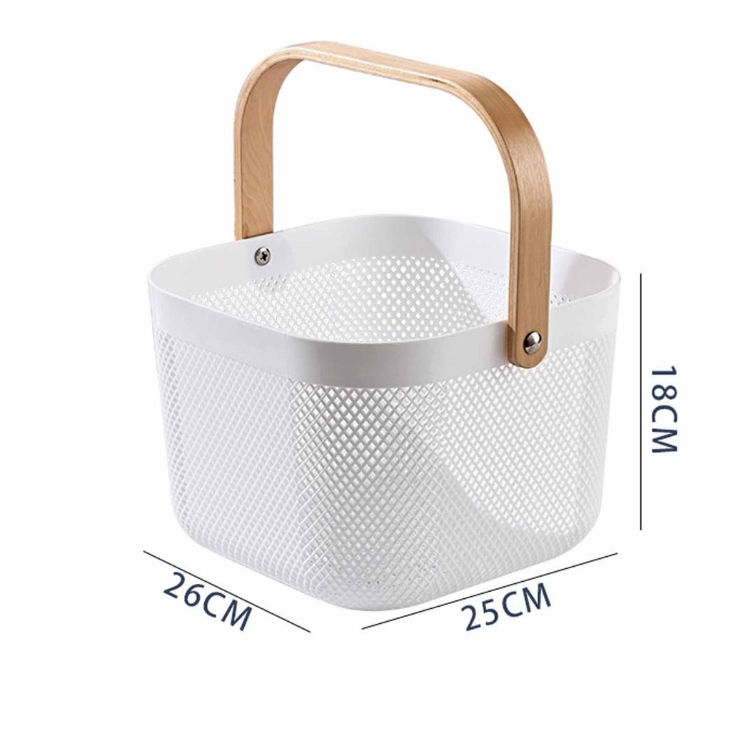 Plastic Draining & Storage Basket, Multi,Purpose Kitchen, Vegetable, Picnic Fruit Basket, Laundry & Household Organization