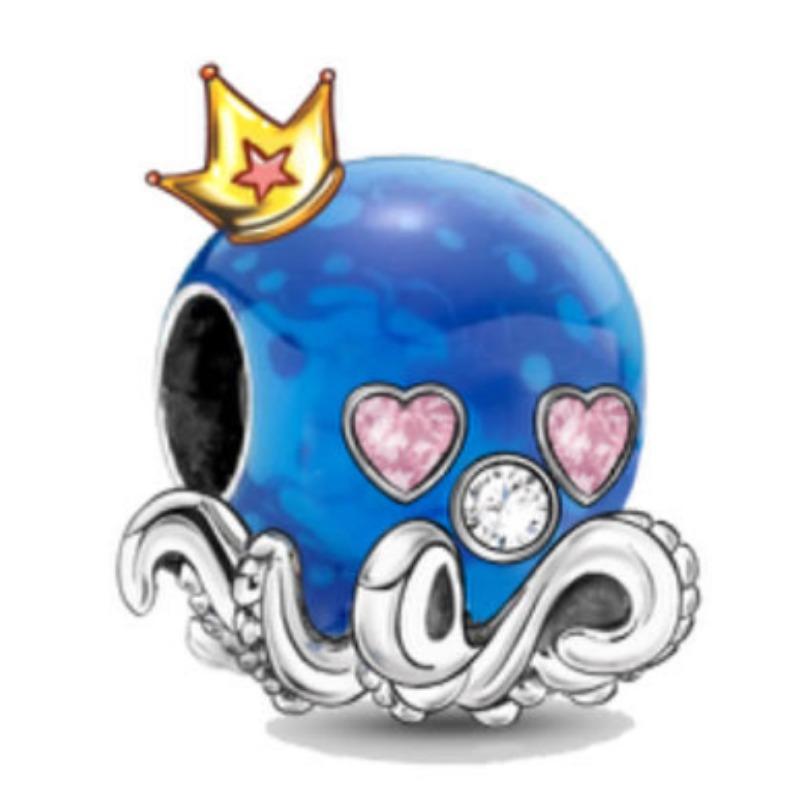 Charm Fit Originální náramky Měď Roztomilé zvířátko Sova Kočky Mořská želva Korálky Dámský přívěsek Korálky Výroba šperků