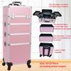Multi-layer Trolley Box Large Capacity Cosmetic Case Trolley Portable Eyelash Nail Art and Tattoo Embroidery Toolbox