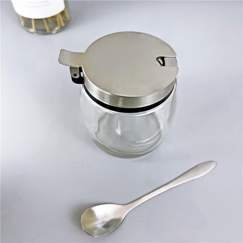 Stainless Steel Glass Seasoning Jar & Bottle Sets