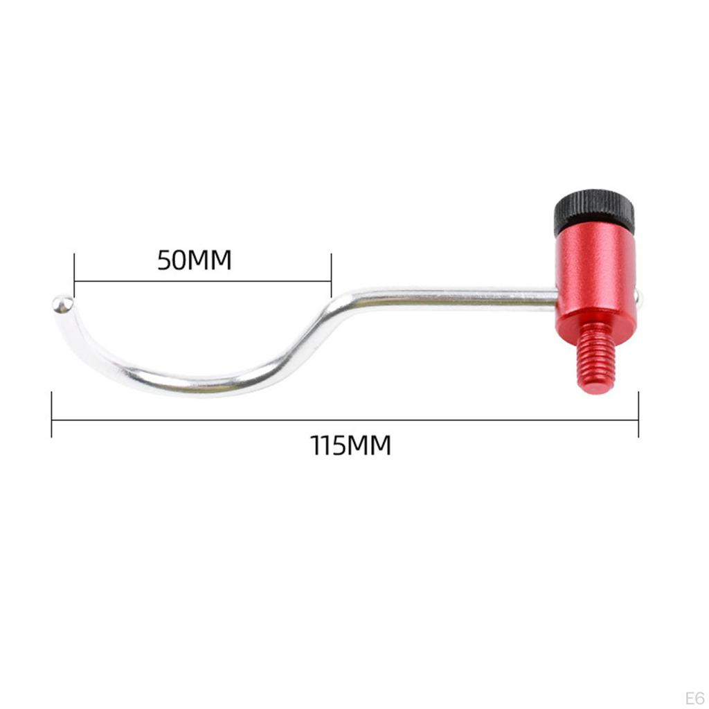 Corner Pole Holder Support Fish Rod Lightweight Rack 180 Degrees Rotatable