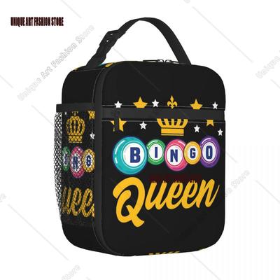 Bingo Player Funny Insulated Lunch Bag High Capacity Meal Container Cooler Bag Tote Lunch Box Office Outdoor Girl Boy