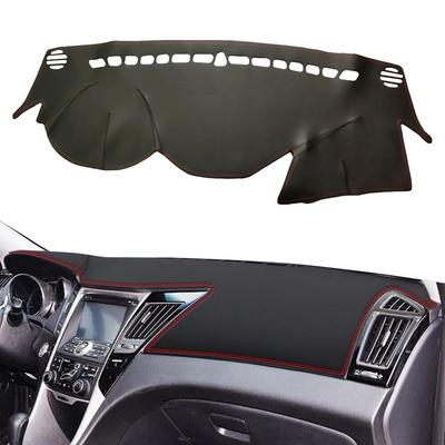 Dashboard Cover Dash Mat Pad Carpet PU Leather Fit For Hyundai Sonata 2011 2012 2013 2014 Left Hand Drive