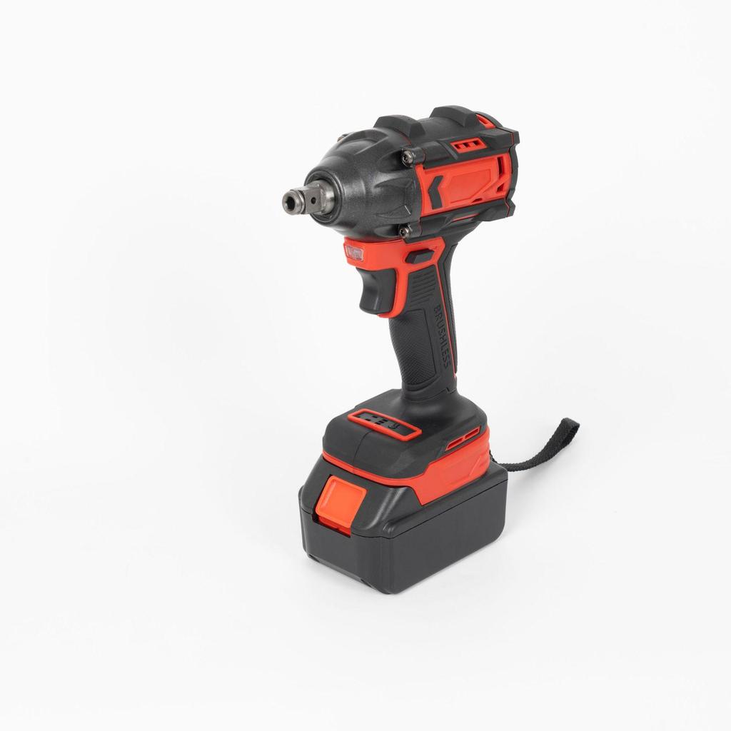Multi-functional Brushless Handheld Impact Wrench - High Power Lithium Battery for Household & Cross-Border Use